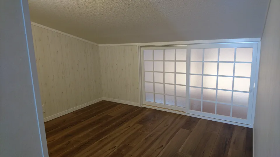 吹き抜けを利用したロフト